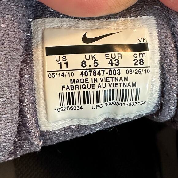 Nike Dual Fusion ST Running Sneakers Pink Gray Size 11 407847-003 - Picture 10 of 10